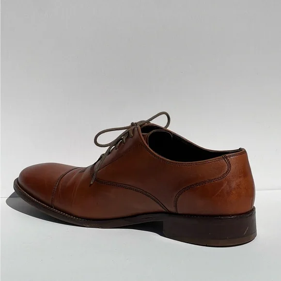 Cole Haan Men's Lenox Hill Cap Oxford Brown Size 7.5MLace Up Dress Shoes